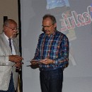 Preisuebergabe fuer Harry Laub Platz 2